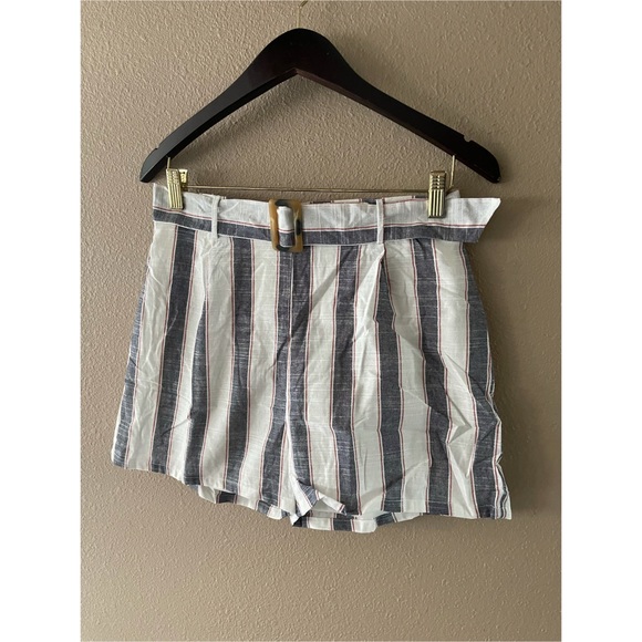 🆕Striped belted shorts - Picture 5 of 5